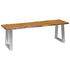 Rustika Rowe -  3 Piece Dining Set Solid Acacia Wood Brown